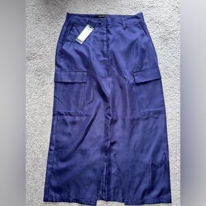 Vero Moda Navy Midi Skirt